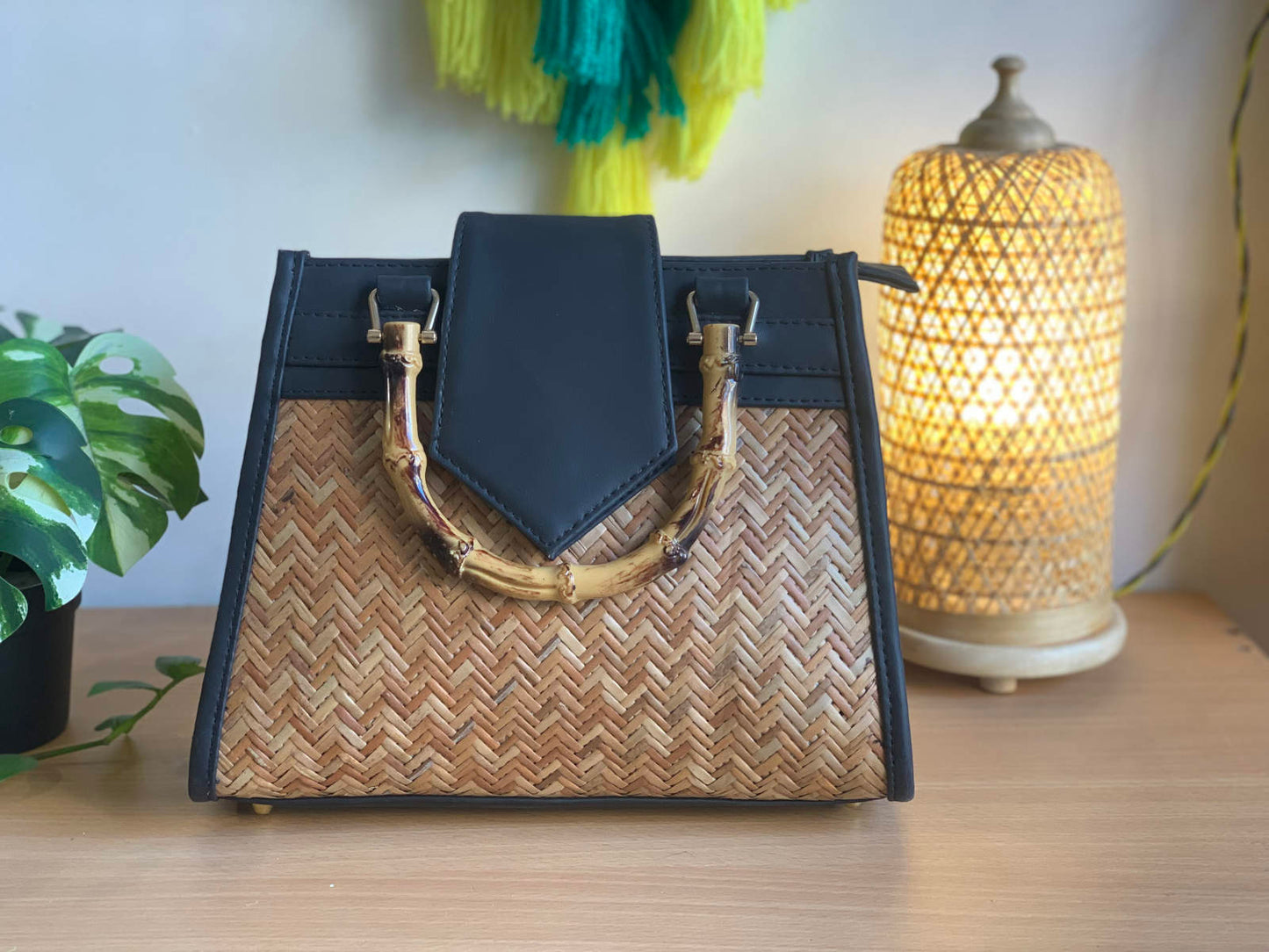 Bamboo Sheet Mini Tote Bag