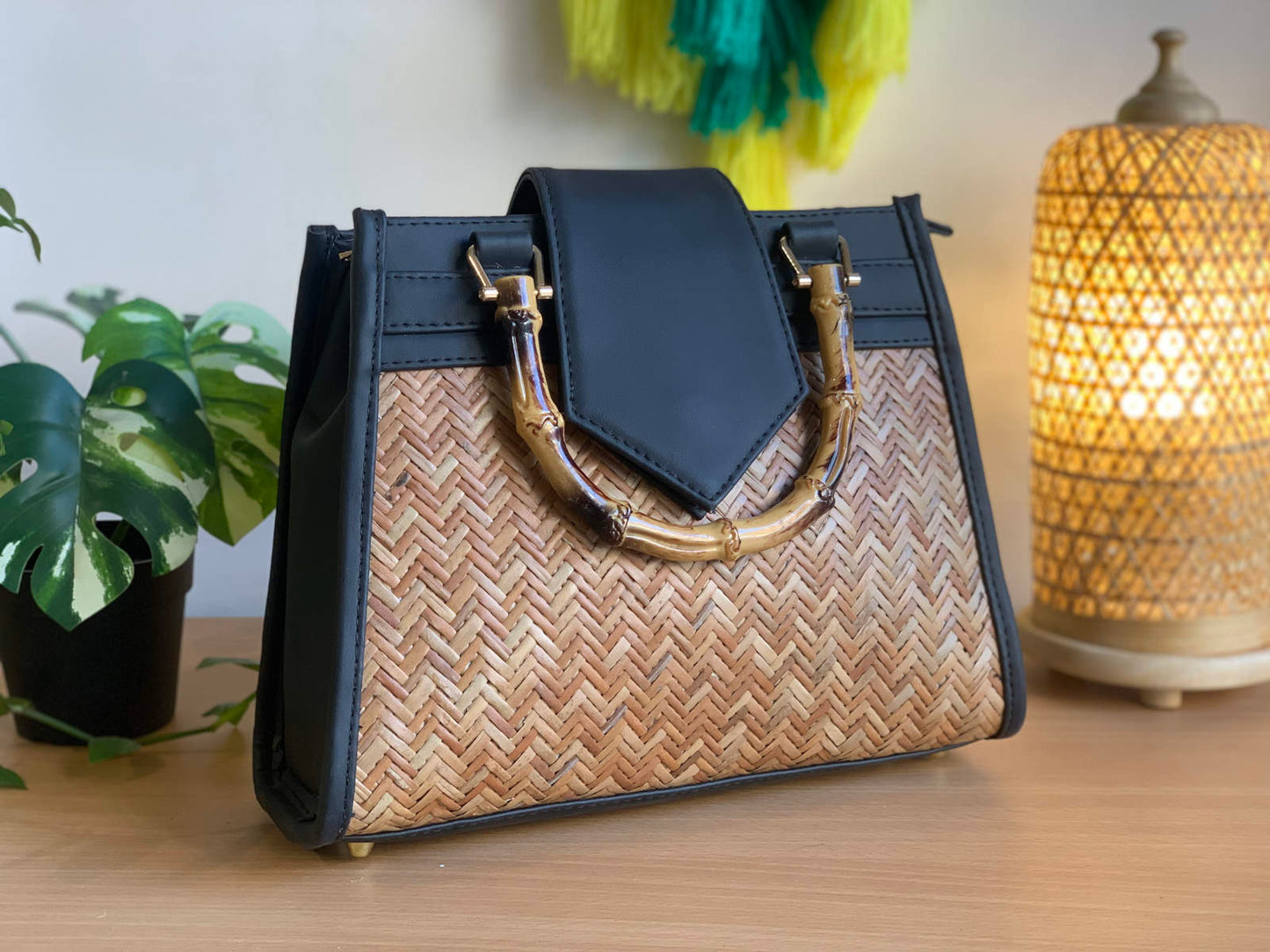 Bamboo Sheet Mini Tote Bag