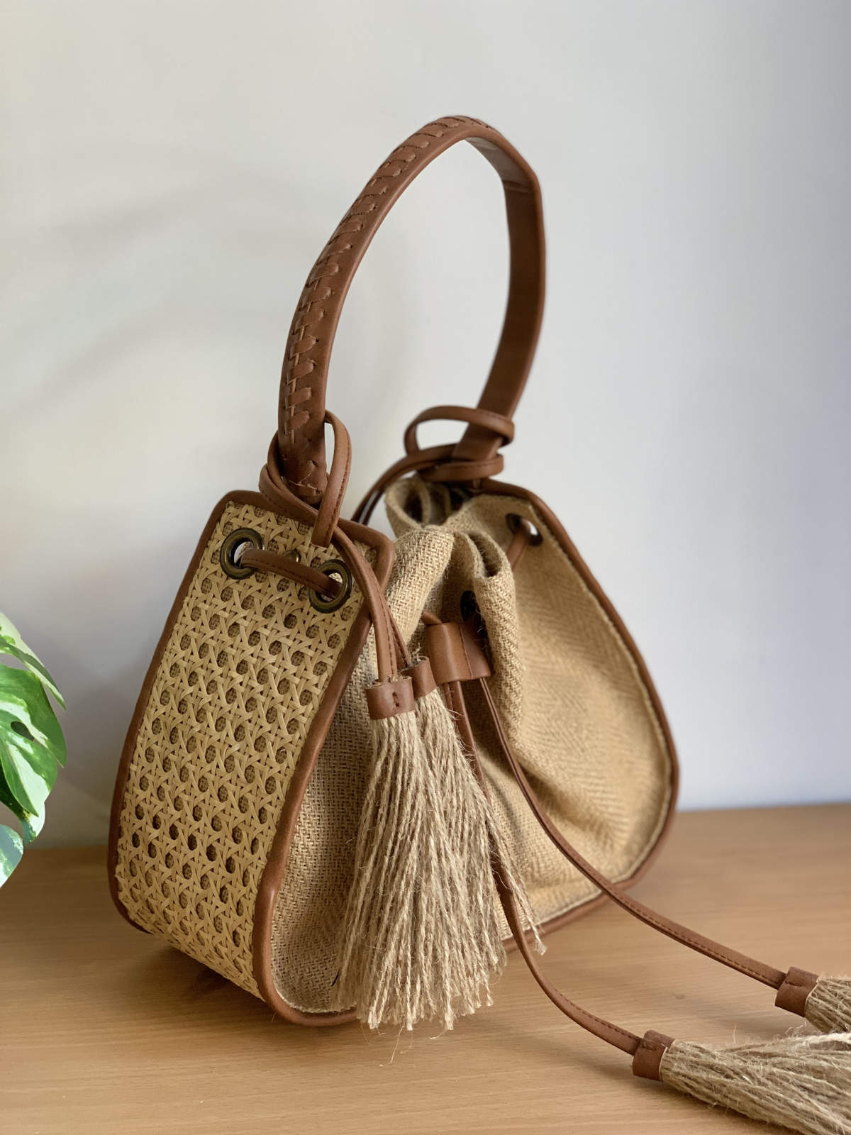 Cane Boho Bag