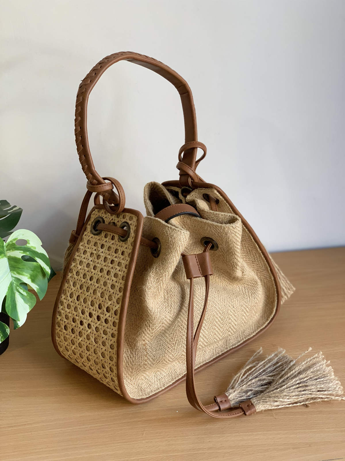 Cane Boho Bag