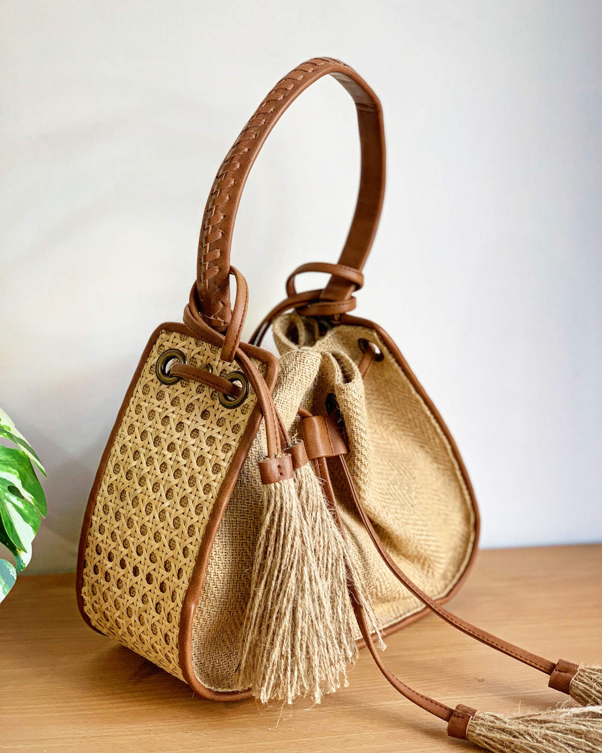 Cane Boho Bag
