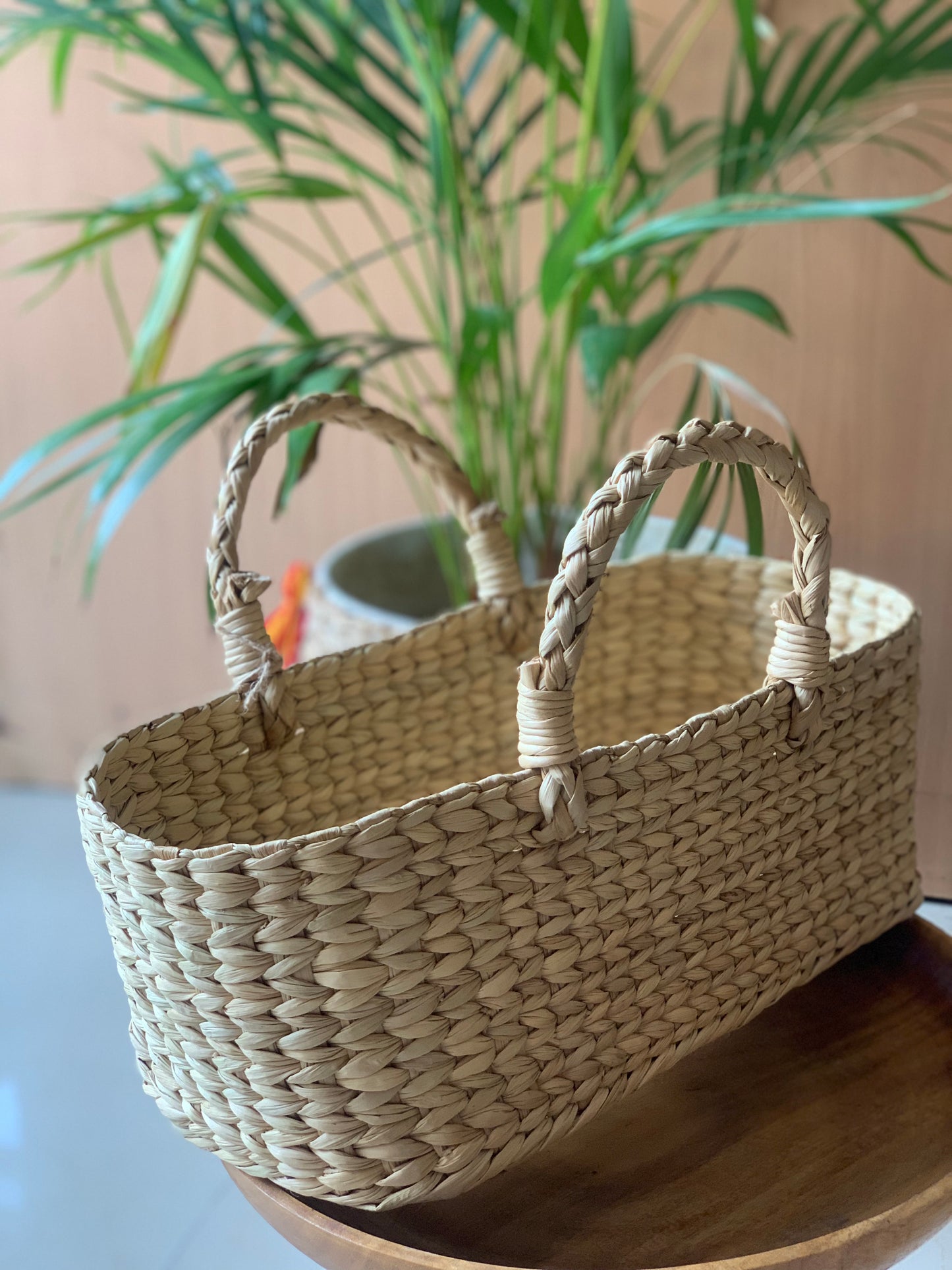 Kouna Oval Basket with Double Handle