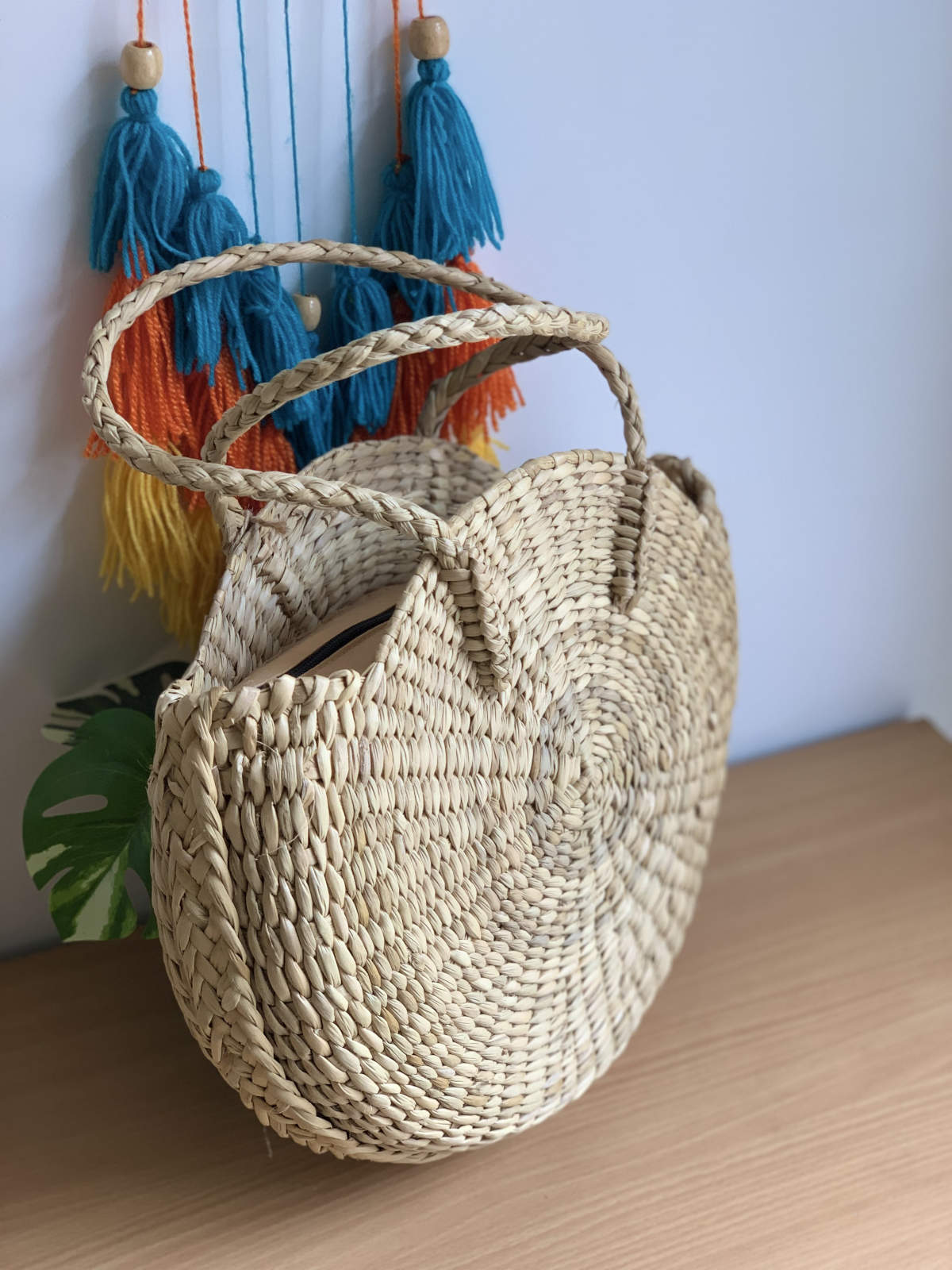 Kouna Round Bag with Zipper