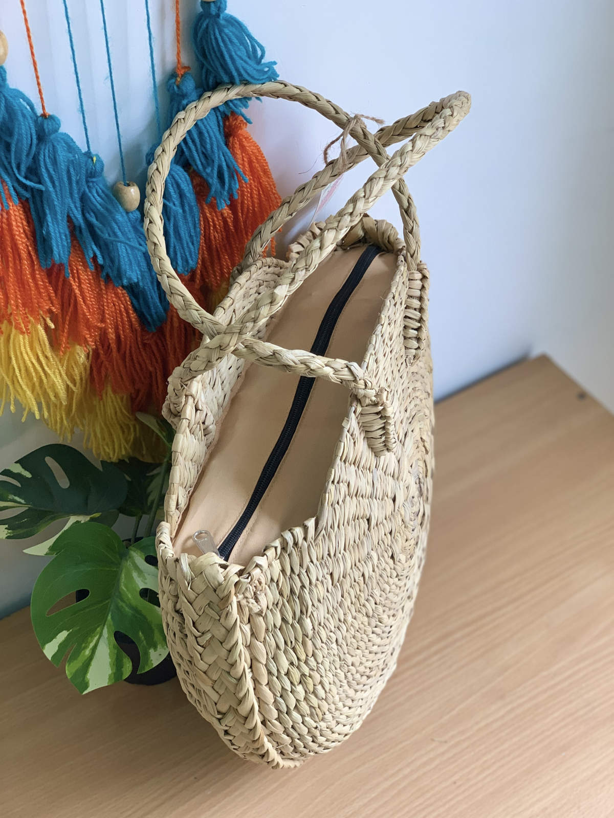 Kouna Round Bag with Zipper